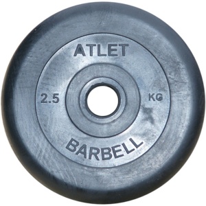 Диск обрезиненный MB Barbell MB-AtletB26-2,5