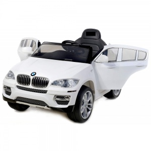 Детский электромобиль Rivertoys BMW B222BB белый