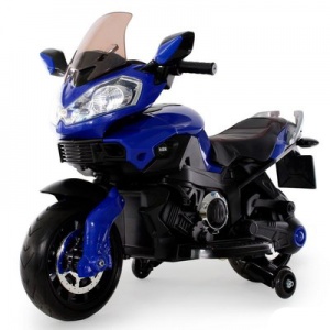 Детский мотоцикл Rivertoys Е222КХ синий