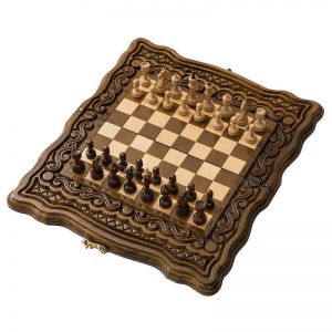 Резные шахматы с нардами Haleyan kh126 «Бриз»
