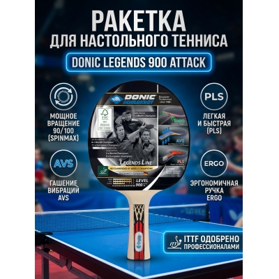 ������� ��� ����������� ������� Donic Legends 900