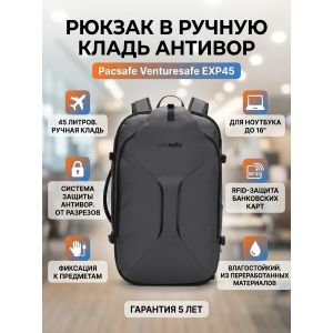 ������ � ������ ����� ������� Pacsafe Venturesafe EXP45 �����-�����