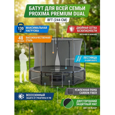 ����� Proxima CFR-8F-3-W Premium Dual 244 ��, 8FT